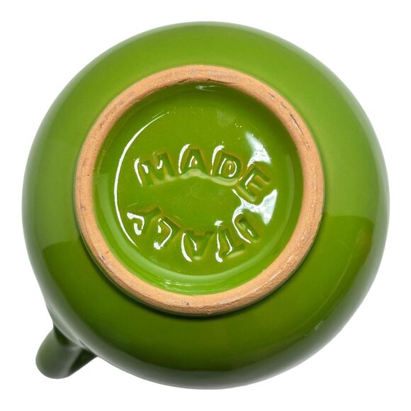 MCM De Silva Ceramiche Italian Vibrant Green Pitcher - Picture 4 of 9